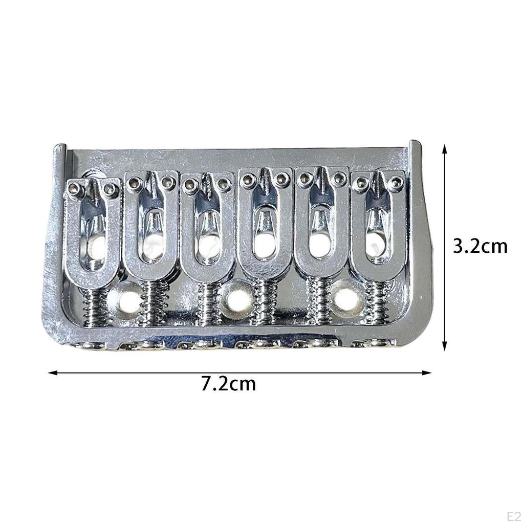 Alloy Guitar Fixed Hardtail Bridge,Guitar Tailpiece Replacement,Electric Bridge
