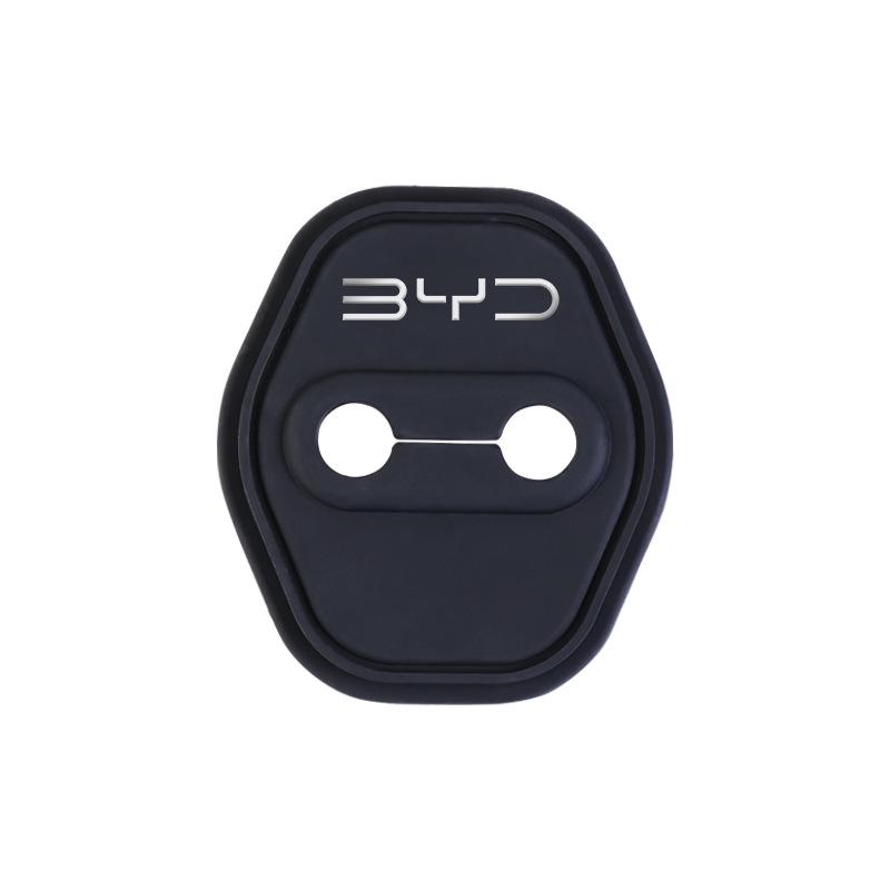 BYD Car Door Lock Cover: Shock-Absorbing Decorative Sleeve for Destroyer, Seal, Seagull, Han, Song, Tang Models