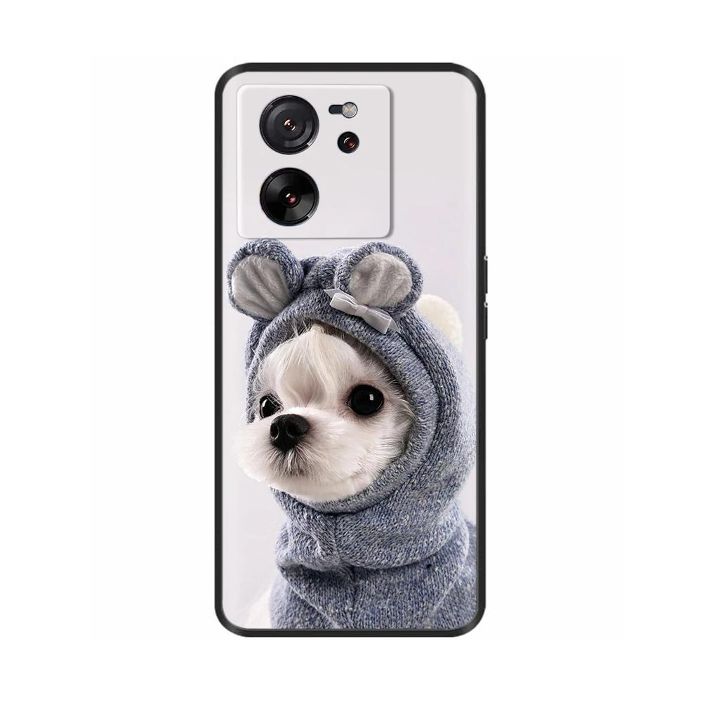 Мягкий прозрачный чехол из ТПУ для Xiaomi 13T Pro Чехол Mi13T Силиконовый окрашенный чехол для телефона для Xiaomi Mi 13T Pro 13TPro Fundas Coque