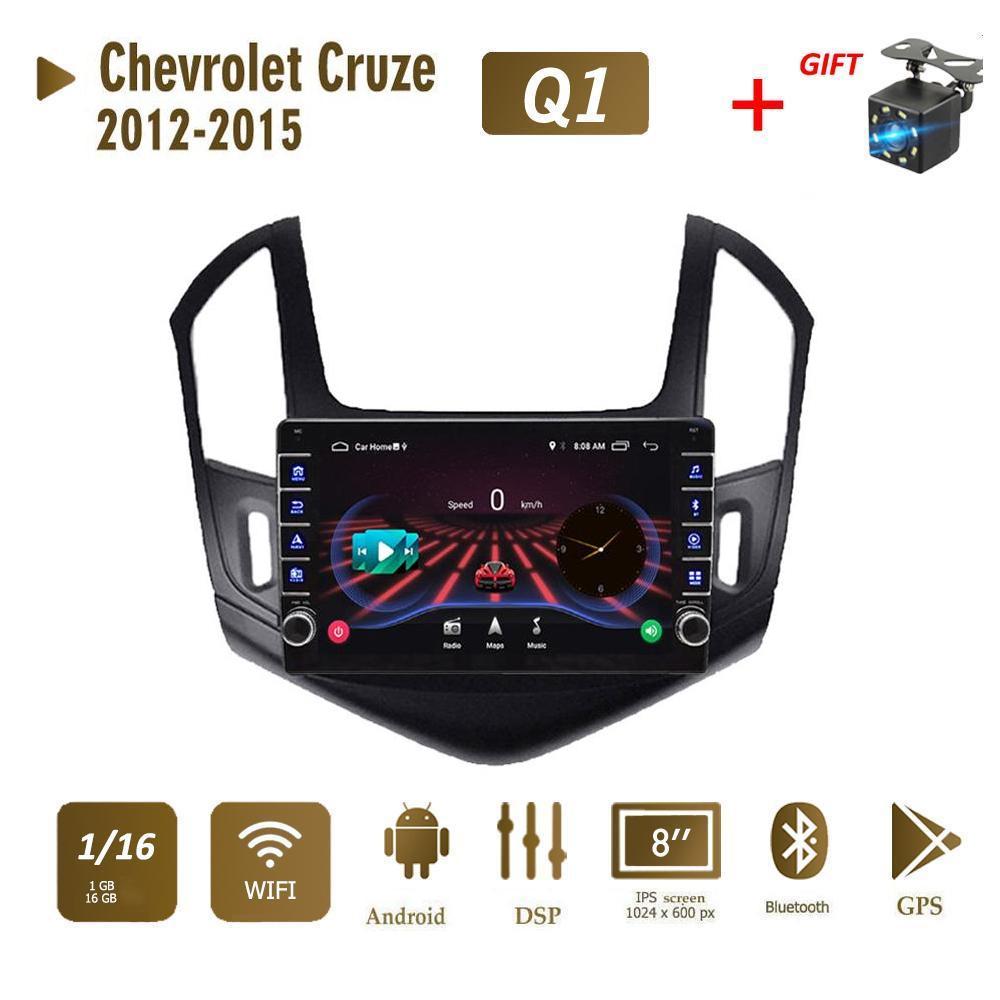 Автомобильное радио для Chevrolet Cruze 2012-2015 с кнопкой, 2Din мультимедийный плеер, Android, GPS-навигация, головное устройство 2din Carplay 2 + 32 ГБ