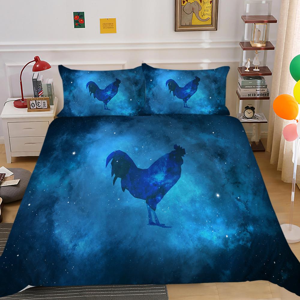 Комплект пододеяльников со звездными животными, домашние покрывала, постельные принадлежности королевского размера, роскошный пододеяльник с наволочкой, романтические комплекты постельного белья