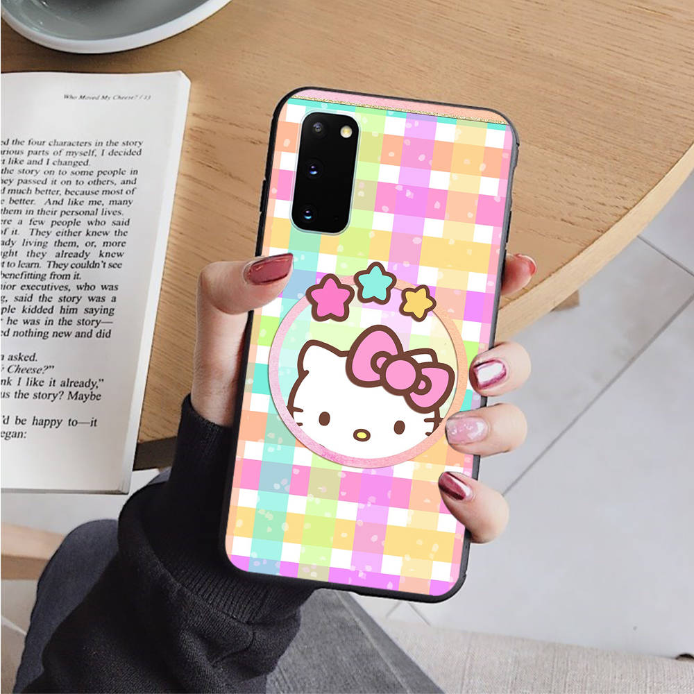 AH43 Hello Kitty черный чехол для Xiaomi Poco X6 M5 M6 F5 F6 F1 C65 C55 C50 C51 C40 Redmi Note 7 8 14C A3X 13C 12C 11 10A 9C Pro мягкий чехол