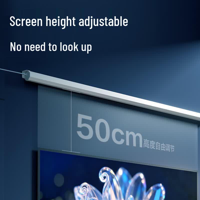 Deli 100-inch Smart Electric Photon Projector Screen