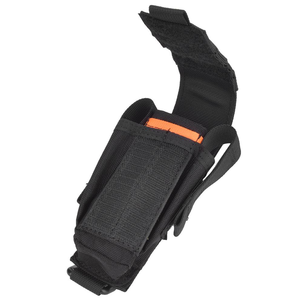 Nylon Multifunction Tool Storage Bag Multiple Pocket Organizer for Pencil Knife FlashlightBlack