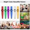 6pcs Aluminum Alloy Kazoo Musical Instrument for Child Adult Beginner