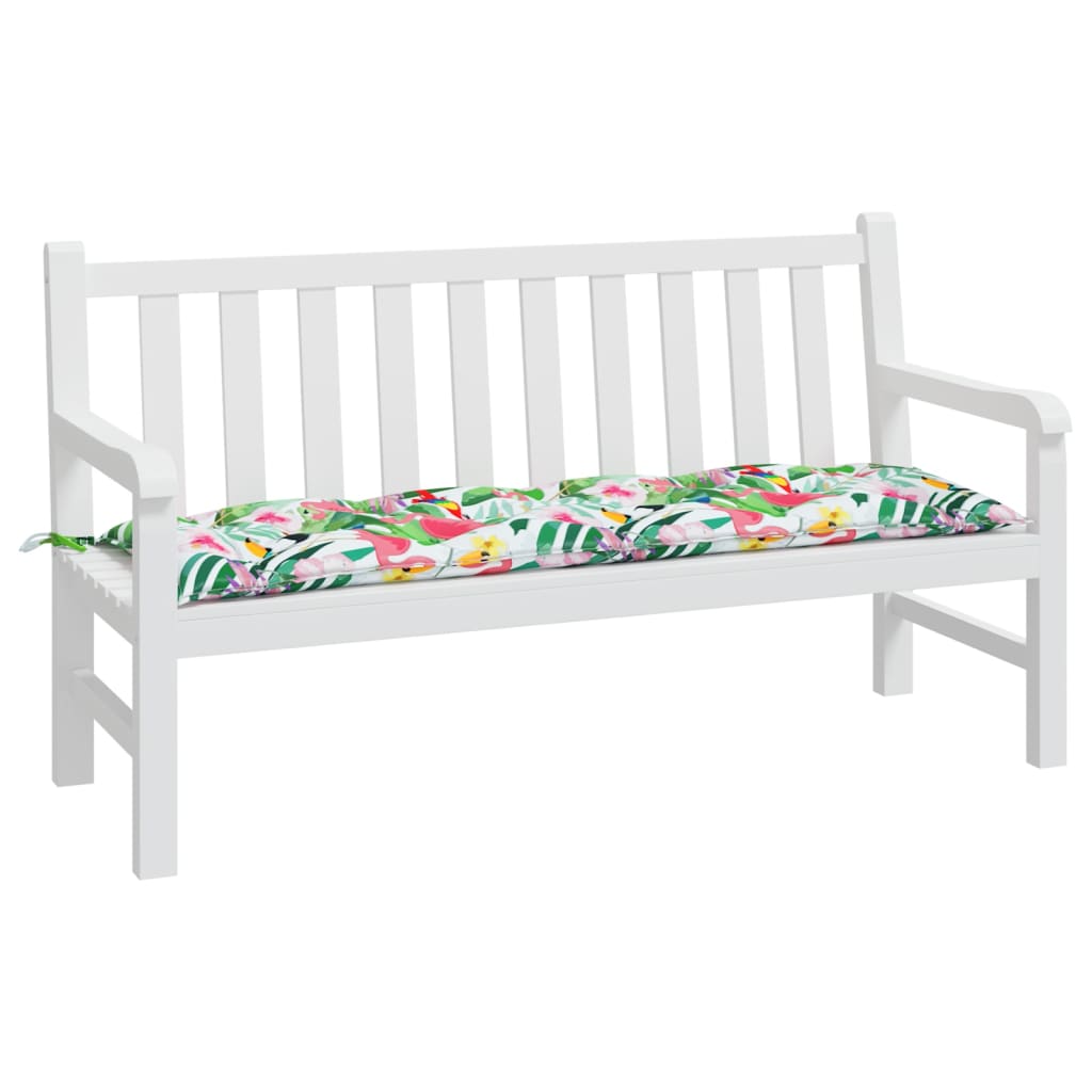 Garden Bench Cushion Multicolor 150 x 50 x 7 cm Oxford Fabric