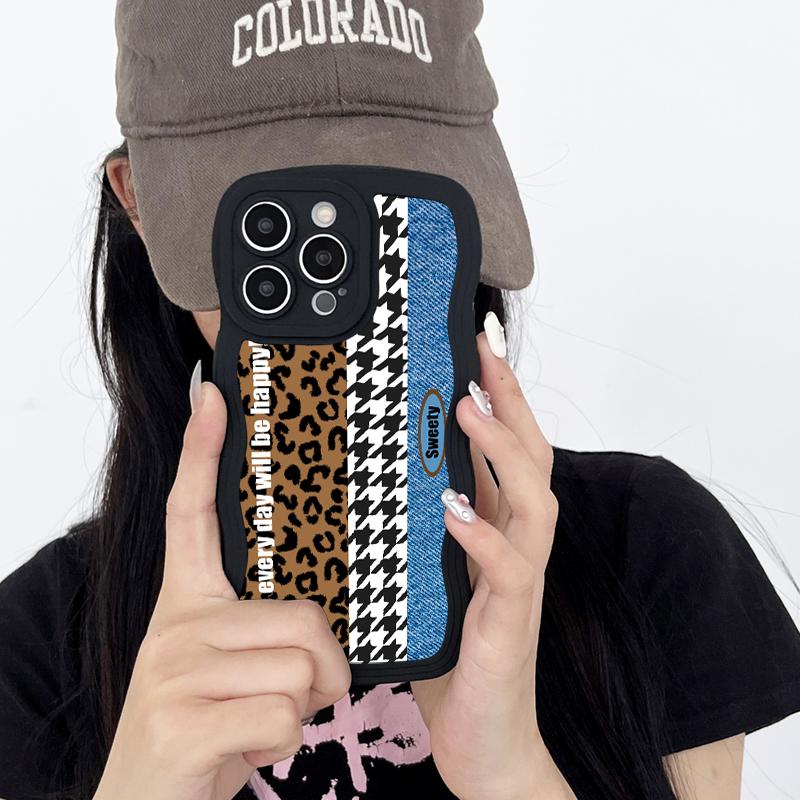 Мягкий чехол из ТПУ в форме волны для Redmi Note 12 Pro Note 11 Realme C55 C53 11 Tecno Spark 10C IPhone Vivo Y35 Y02 Samsung A53 S23 Ultra Cover