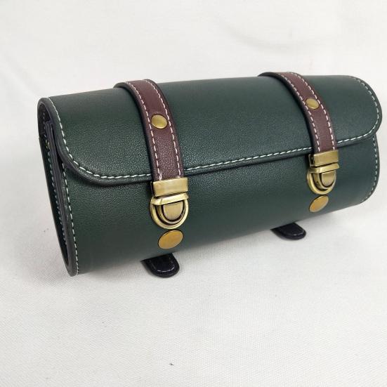 Сумка-седло для велосипеда в стиле ретро, ​​универсальная сумка для хранения электрического скутера для мотоцикла, велосипеда с регулируемыми пряжками, стильное организованное решение