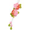 Koyama Tsumami Zaiku Handmade Flower Cherry Blossom Chirimen Kimono Japanese Kimono Japanese Hanging Doll Craft Craft Kit for 5004004 Kit, Charm,
