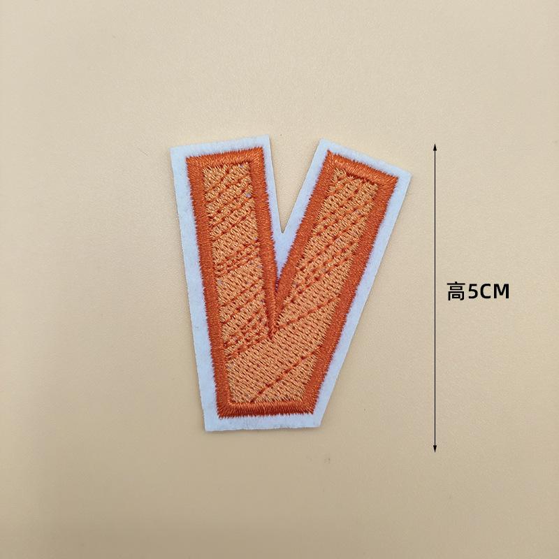 26 шт. цветных термоклеевых нашивок с буквами, вышитых патчей AZ, аппликация на одежду, платья, шляпы, носки, джинсы, аксессуары для самостоятельного изготовления