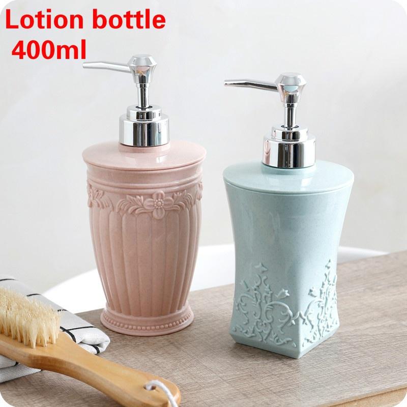 400ml Bathroom Liquid Soap Holder Facilities Press Bottle Dispensador for Shampoo