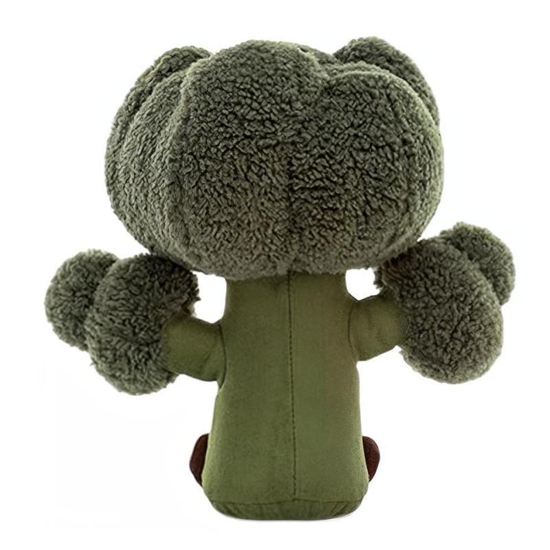 Jellycat Забавная серия растений Овощ Брокколи Креативная зеленая кукла Плюшевая кукла 23 см высотой