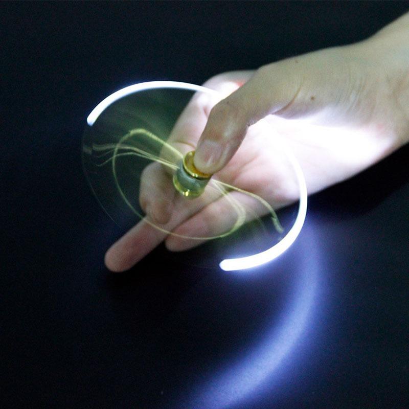 Creative Multi-Function Led Pen Spinning Decompression Gyro Metal Ballpoint  Pen Fashion Office School Supplies Writing Pens