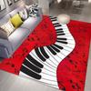 3D Music Carpet 3D Printing Carpets for Living Room Bedroom Decor Carpet Flannel Home Floor Mat Music  Area Rugs