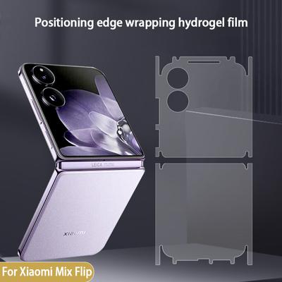 Полное покрытие экрана для Xiaomi Mix Flip MixFlip Positioning Wrap Edge Soft TPU Ultra Thin Matte Scratch Repair Back Hydrogel Film