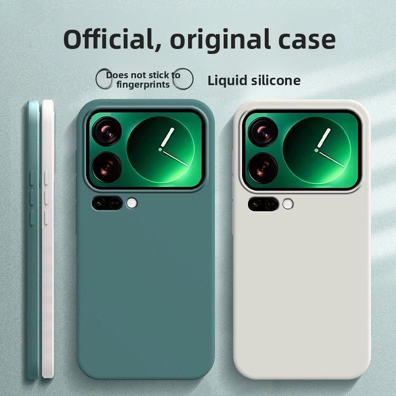 Оригинальный чехол из жидкого силикона с ощущением кожи для телефона Xiaomi 17 Pro Max 15T Pro 15 Ultra, конфетного цвета, противоударный, защитный, мягкий чехол