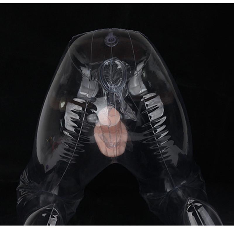 Прозрачная M-нога средней длины, большая задница, секс-надувная кукла для мастурбации, мужская анальная вагина, реалистичные товары для взрослых