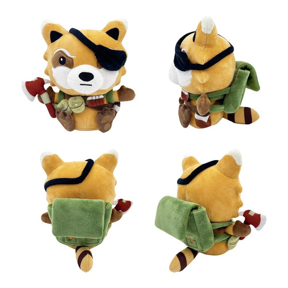 Steadfast Spiffo Plush Stuffed Animal Toy Cute One-Eyed Raccoon Fox Plushie Soft Toy for Kids Gift