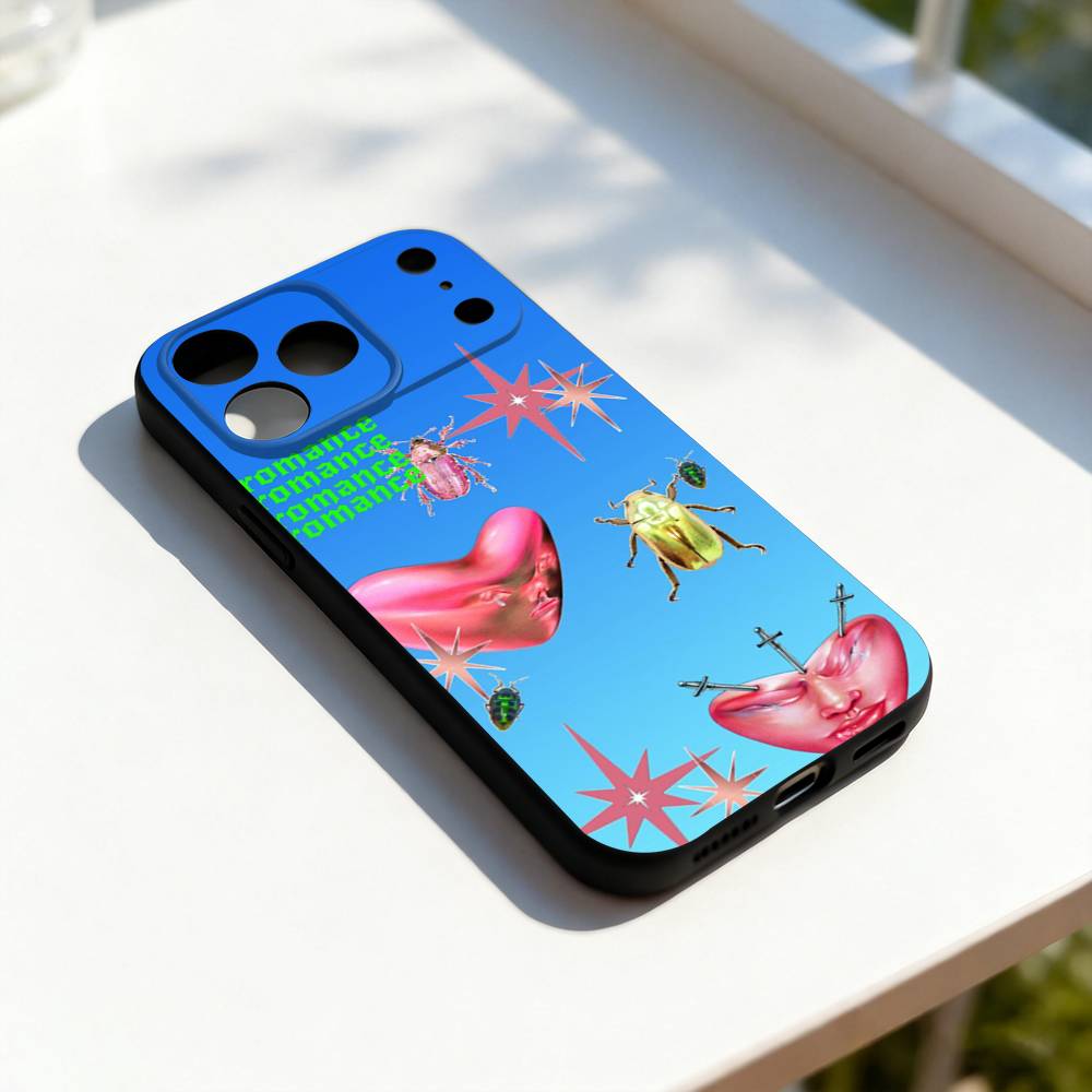 Fontaines DC Romance Cool Phone Case For iPhone 17,16,15,14,13,12,11,Pro,Max,Plus,E,SE4,Air,Mini Black Soft Cover