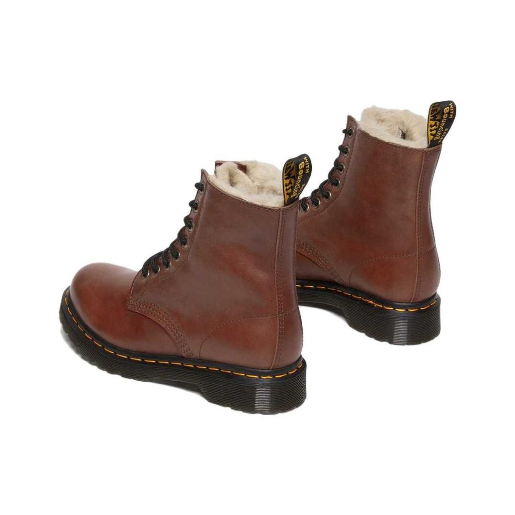 Dr. Martens 1460 Leather Fashion Warm Short Boots Women Boots Brown 27782225