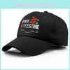 Rose Palestine Free Letter Printed Baseball Cap Sun Protection Hat Breathable