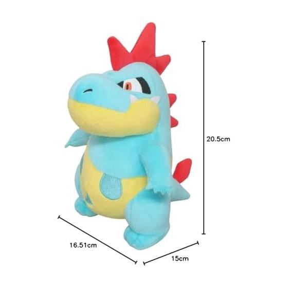 Sanei Boeki Pokemon ALL STAR COLLECTION Alligates (S) Ш15 x Г16,5 x В20,5 см Мягкая игрушка покемон PP171