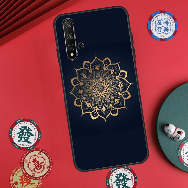 Чехол Mandala Chakra Yoga для Huawei Nova 12s 7i 8i 11i 12i Y73 Y70 Y90 Y60 Y72 Y61 Y91 9 10 SE P30 Pro P40 Lite