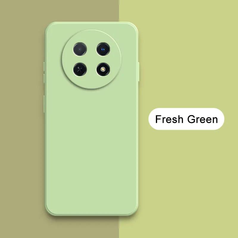 Square Liquid Silicone Back Case for Huawei Nova Y91 Global Mobile Phone Cover NovaY91 Camera Protective Shockproof Bag