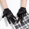 Кожаные перчатки Женские Большой бант Одежда и аксессуары Декоративные перчатки