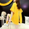 Women's Mid-Length Back-Slit Short-Sleeve T-Shirt - 2023 Niche European Summer Style, Hot Item