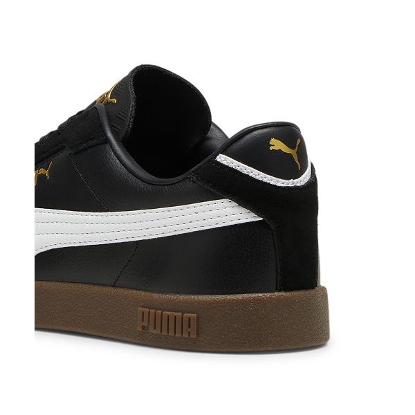 Puma Клуб II Эра Классические Удобные Легкие Низкие Кеды для Скейтбординга Унисекс Кроссовки Черные Белые 397447-02