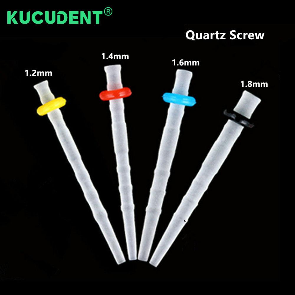 200 Pcs Dental Fiber Post Glass Quartz Straight Screw Teeth Restorative Materials Mixed 1.2 1.4 1.6 1.8mm Endo Root Canal Pile 3