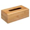 Boite À Mouchoirs - Collection Bois - Marron - L. 27 X L. 15 X H. 10 Cm - Pratique - Mixte