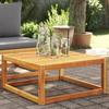 VidaXL Garden Table 65x65x29 Cm Solid Acacia Wood, Garden Coffee Table, Garden Side Table, End Table, 4008157