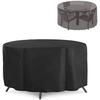 Оксфорд 210D Уличный Водонепроницаемый Круглый Чехол для Мебели Защита Дивана Обеденного Стола Патио от Дождя и Снега Мейл Чжу Пылезащитный Чехол