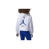 (GS) Air Jordan x Paris Saint-Germain Fleece Pullover Hoodie 'White' Kids' FB0150-100