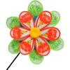 Colorful Traditional Windmill PVC Standing Lawn Flower Pinwheel  Outdoor Party Picnic Decor