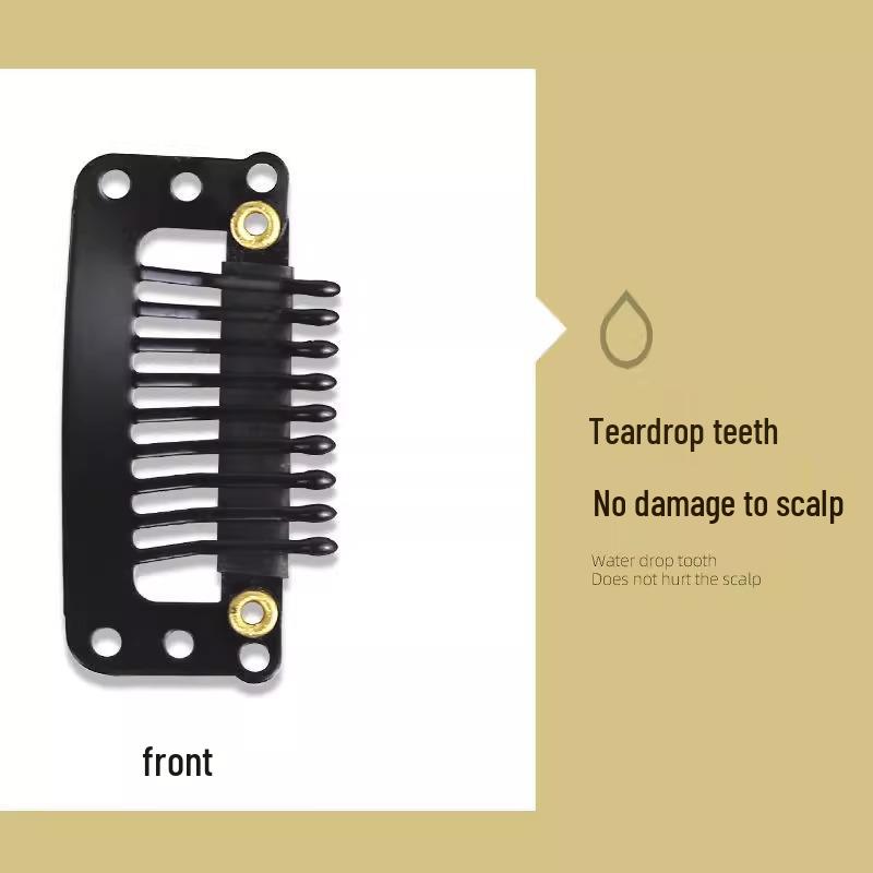 Ветрозащитный берет с клипсой для парика: Невидимая фиксация против выпадения для накладных волос