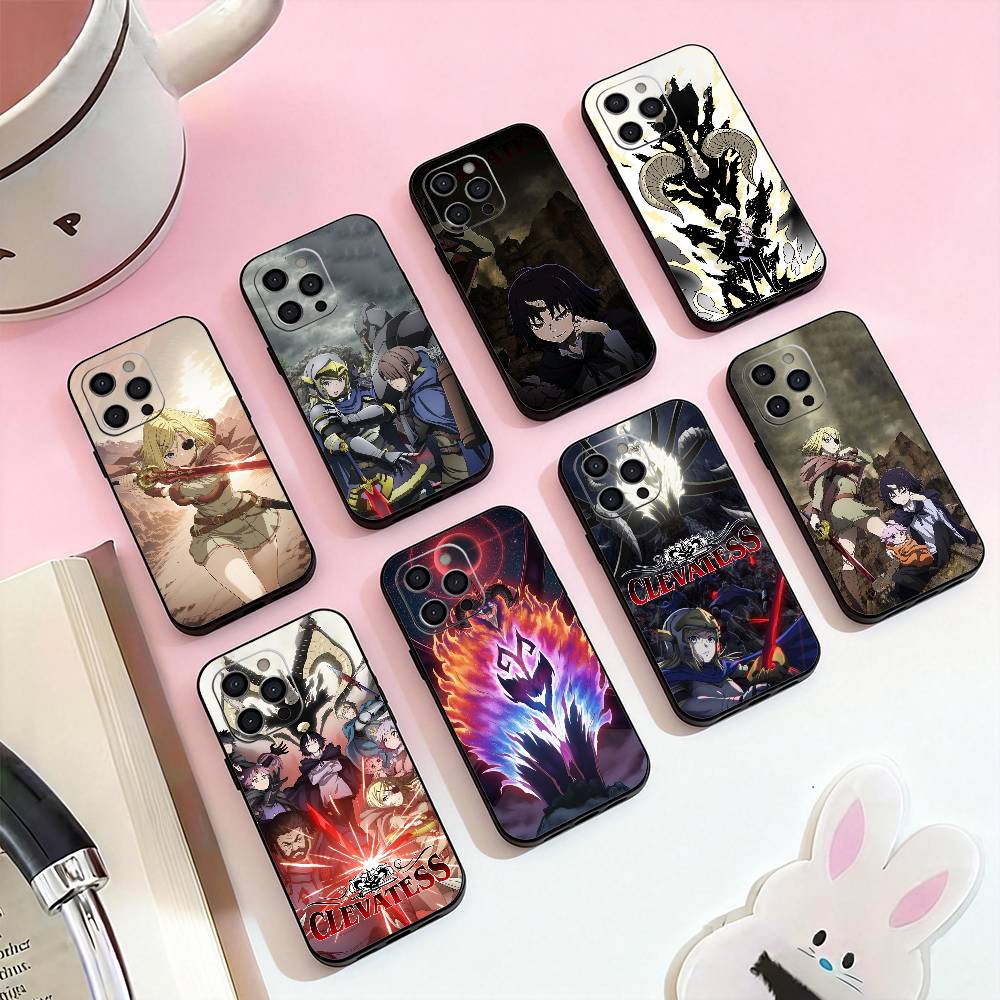 Аниме C-Clevatess-S Чехол для телефона для iPhone 17,16,15,14,13,12,11 Plus,Pro,Max,XS Силиконовый мягкий чехол