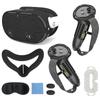 7 In 1 Accessories Meta Oculus Quest 3s 3 S VR Headset Cover Controller Grips Hand Strap Face Pad Silicone Facial Interface Lens
