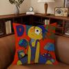 Don'T Hug Me I'M S-Scared Pillow Covers Cartoon Sofa Decorative Home Double-Sided Printing Short Plush Cute Cushion Cover