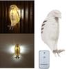 Настенный светильник в виде птицы Хэллоуин Сова Орел Форма Проектор Современный Креативный Атмосферный Бра Свет 3D Печать Корпус Животное Освещение Люстра