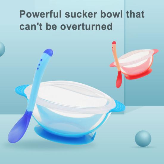 Детская тренировочная миска для кормления, набор ложек, столовая посуда с присоской, товары для распродажи