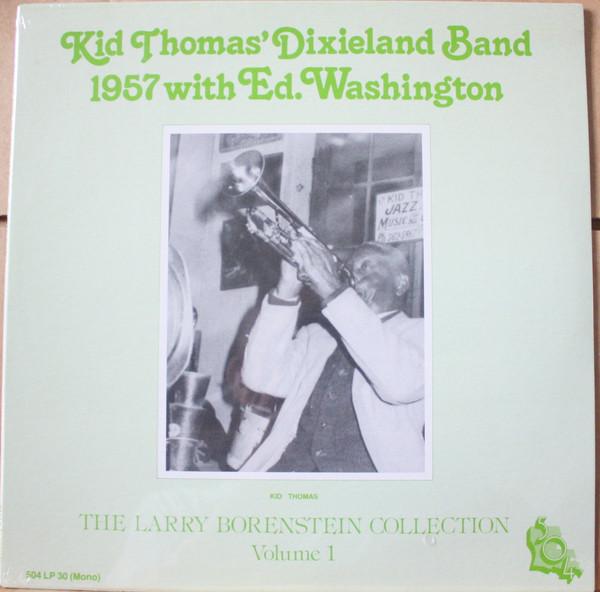 LP Запись KID THOMAS' DIXIELAND BAND, ED WASH - 1957 504LP30 504 Records 1990 US Джаз Б/у