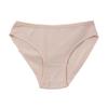 Women Cotton Underwear Ladies Ribbed Striped Brief Breathable Plus Stretchy Panties for Daily Wear Sleep Work Travel