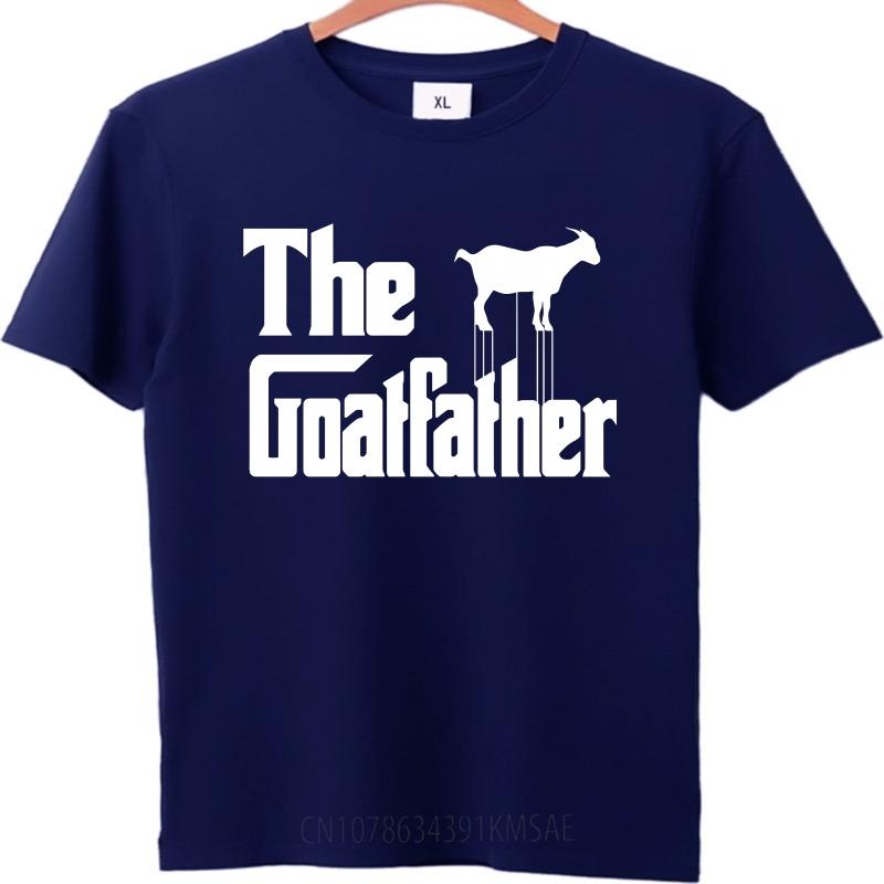 Street Wear Boys summer t shirt Streetwear The Goatfather With Goat Silhouette Everyday Unisex tops summer teeshirt for him