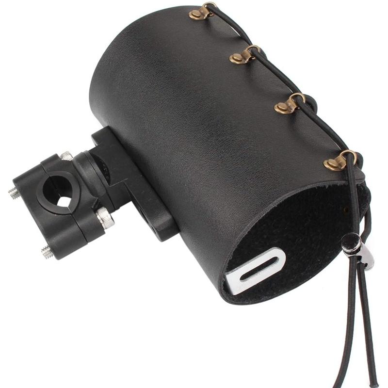 Универсальный держатель для стакана, кожаный регулируемый держатель для напитка с поворотом на 360° для мотоцикла, велосипеда, UTV 22-28 мм