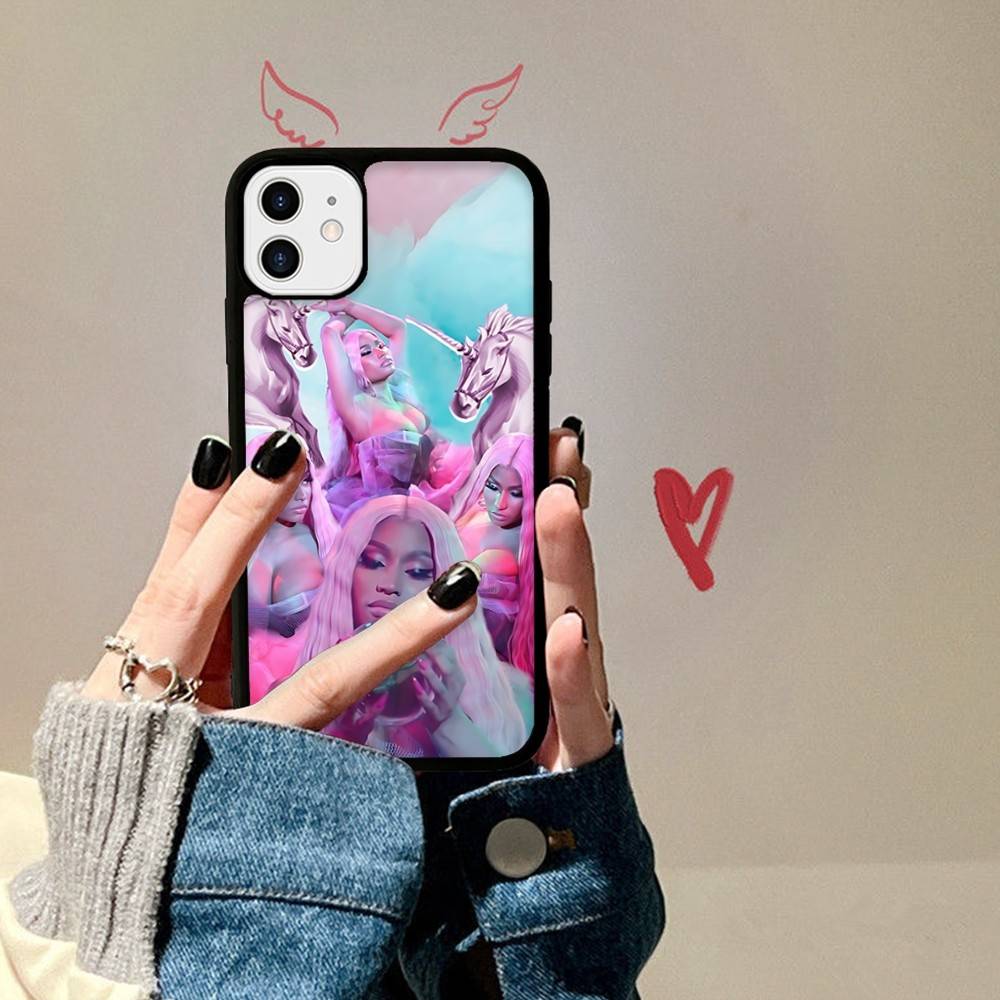 Чехол для телефона N-Nicki Singer Minaj для iPhone 17 16 15 14 13 12 11 Pro Max Plus, ударопрочная задняя крышка из ПК+ТПУ