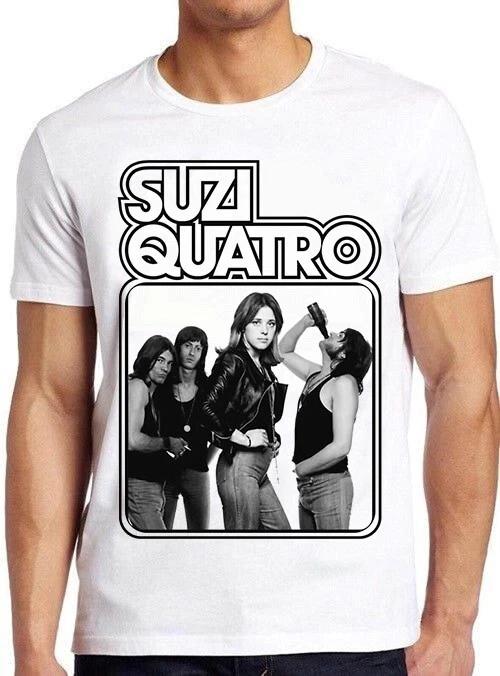 Suzi Quatro The Girl From Detroit City Music Unisex Gift Tee T Shirt 7302