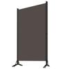 VidaXL Room Divider 3 Panels, 260x180 Cm, Polyester Fabric & Iron Structure, Anthracite, Foldable Privacy Screen, 320733